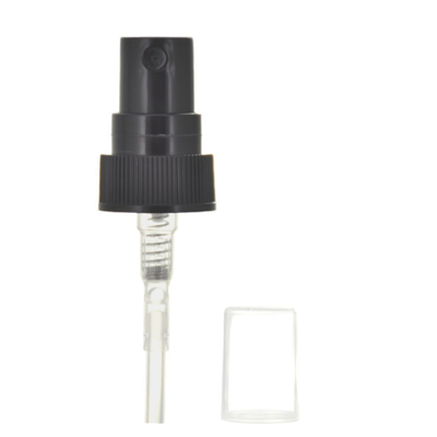 টিউব ODM সহ 24MM 18MM প্লাস্টিক কালো অ্যাটোমাইজার স্প্রেয়ার পাম্প