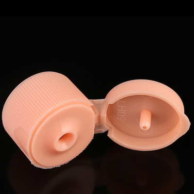ODM BPA ফ্রি 20mm ফ্লিপ টপ ক্যাপস পিঙ্ক ডিস্ক টপ ক্লোজার
