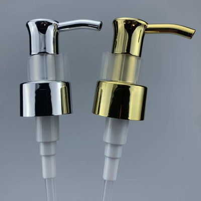 সিলভার গোল্ড 24MM অ্যালুমিনিয়াম লোশন পাম্প ডিসপেনসার অ্যানোডাইজড