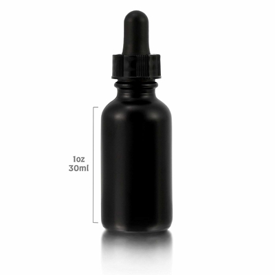কসমেটিক 30ml আই ব্ল্যাক গ্লাস বোতল সঙ্গে ড্রপার নন স্পিল