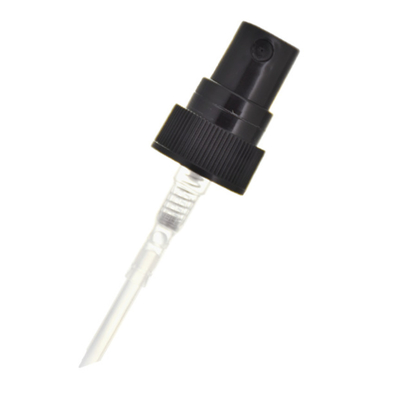টিউব ODM সহ 24MM 18MM প্লাস্টিক কালো অ্যাটোমাইজার স্প্রেয়ার পাম্প
