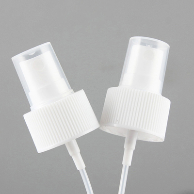 PET PP বোতলের জন্য প্লাস্টিক 24mm সাদা লোশন পাম্প স্প্রেয়ার