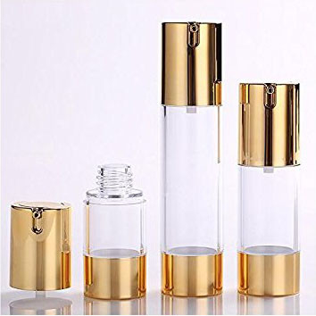 প্রসাধনীর জন্য প্লাস্টিক AS 50ml 30ml 15ml বায়ুবিহীন পাম্প বোতল
