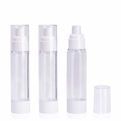 50ml এয়ারলেস পাম্প বোতল প্রসাধনী প্যাকেজিং কোন ফুটো