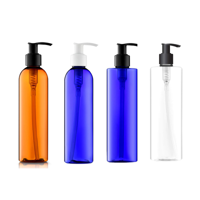 তরলের জন্য পাম্প সহ ব্রাউন ব্লু পিইটি 200ML রিফিলযোগ্য লোশন কন্টেইনার