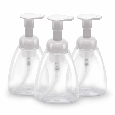 28mm পাম্প সহ স্বচ্ছ 500ml খালি প্লাস্টিক লোশন বোতল